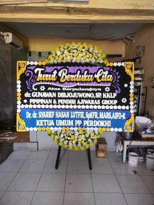 Papan Bunga di Cirangkong Cibatu